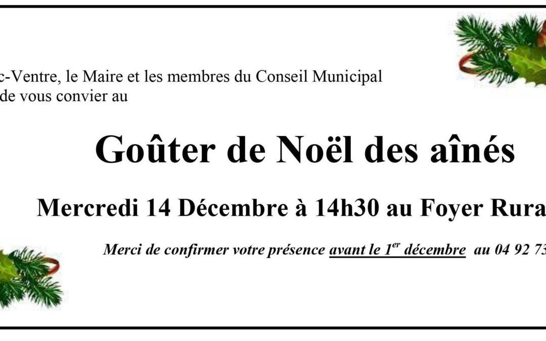 Goûter de Noël des aînés