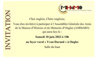 Invitation à l’Assemblée Générale de la MHeMO
