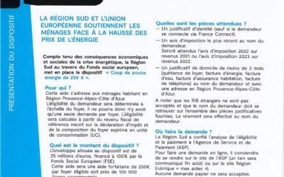Coup de pouce énergie de 250€